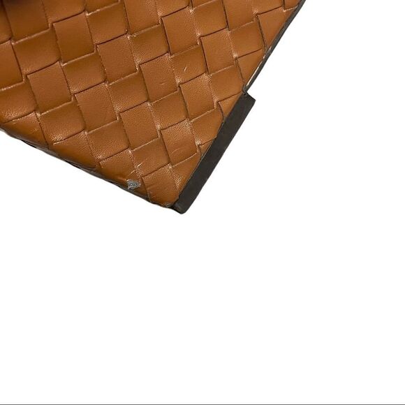 FRANCO SARTO Cognac Leather Square Toe Wedge Summer Sandals 11.5 - Picture 7 of 12